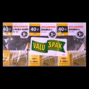 Sylvania 40 w indoor bulbs